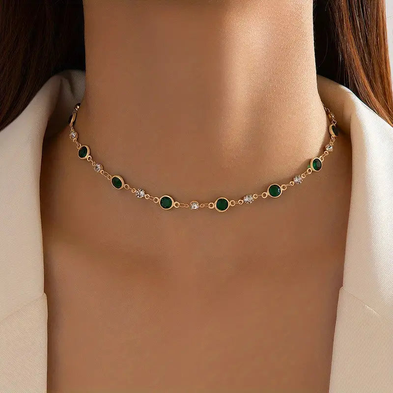 Gouden Smaragden Station Ketting