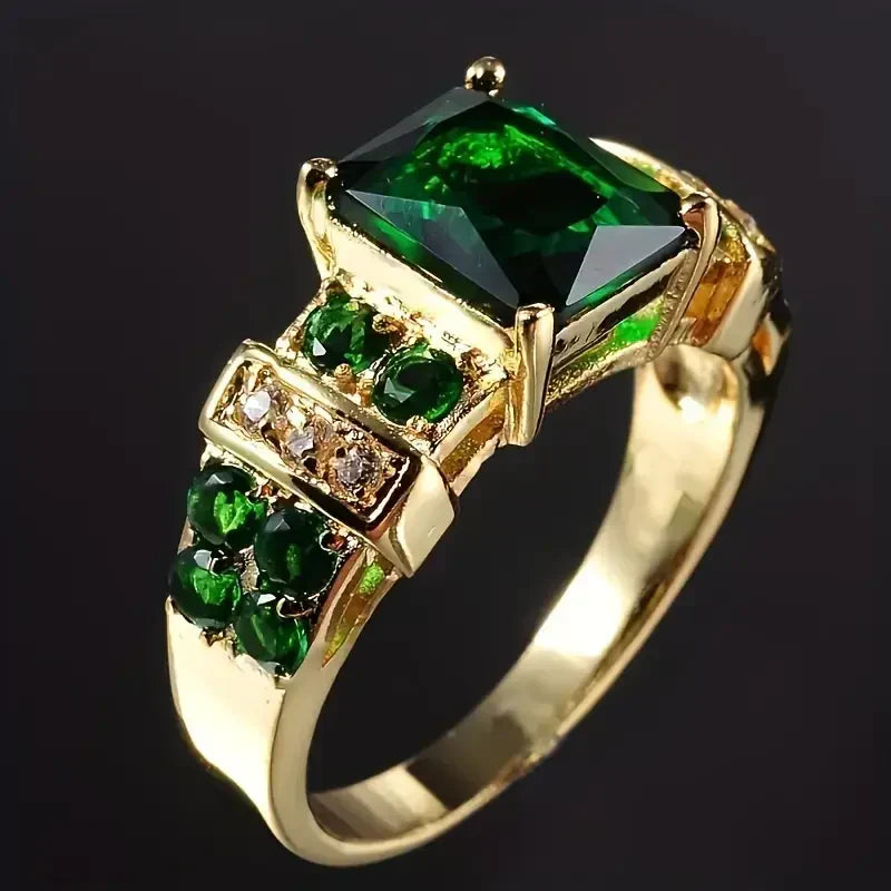 Exquisite Smaragden Ring | Goud