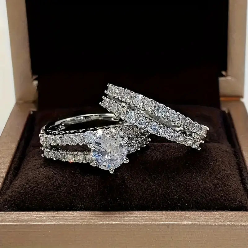 Eternal Radiance Ring Set | Goud