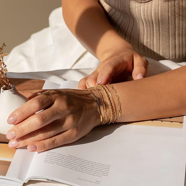 Isabella Vernetta armband set | Goud