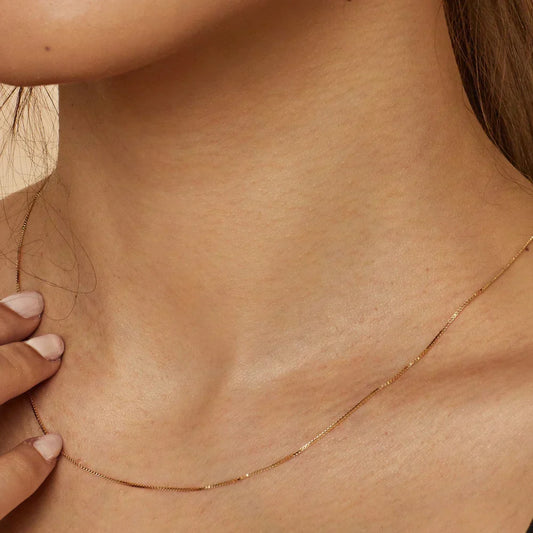 Bodega Box Ketting | Goud