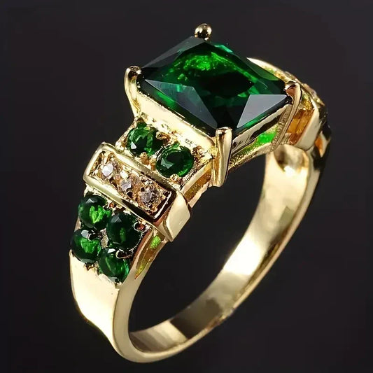 Exquisite Smaragden Ring | Goud